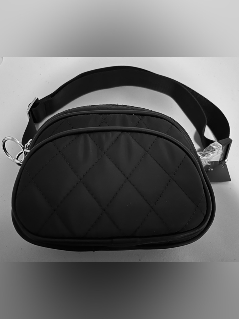 NEW!! Classic Adjustable Quilted Fanny Bag- Black (NWT)